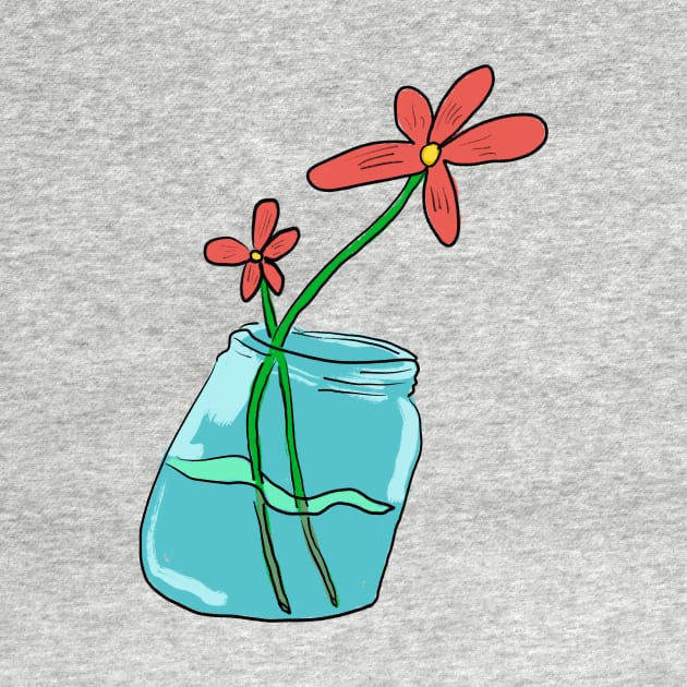 Flowers in a Jar by doteau